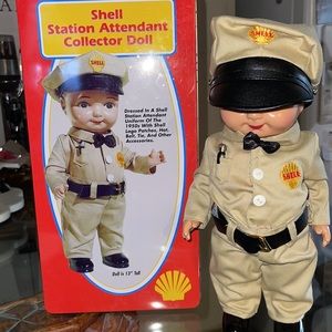 Shell Station Attendant Collector Doll